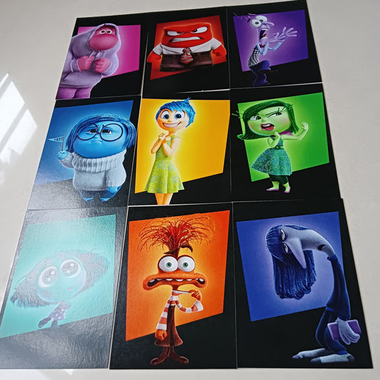 Inside Out all emotions combo of 9 wall posters 4*6 inch