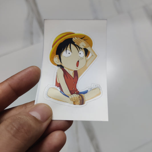 Luffy die-cut sticker
