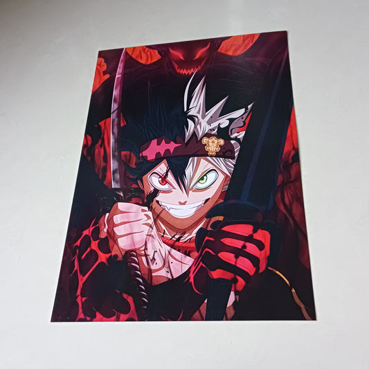 Asta Black Clover wall poster | Style 4