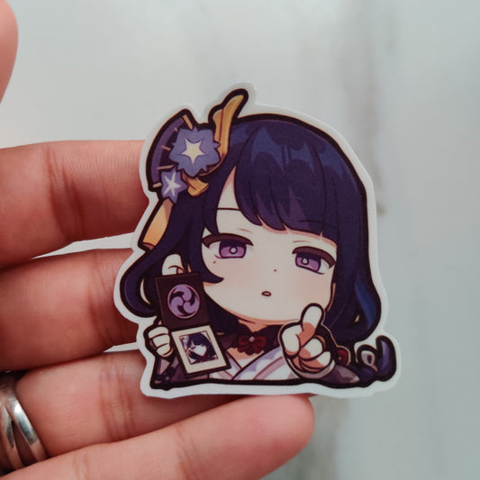 Raiden die-cut sticker