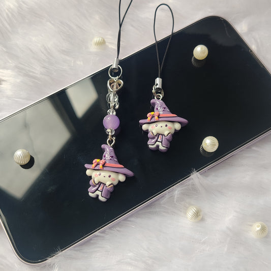 Harry Potter theme wizard 3D charm (flat back)