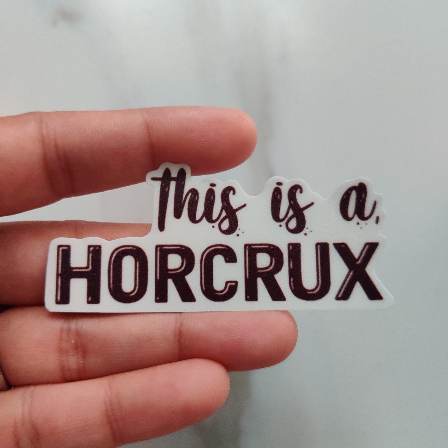 Hocrux die-cut sticker