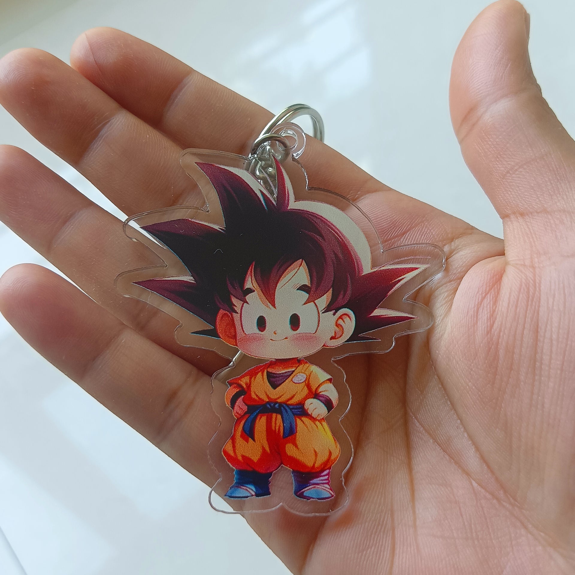 Cute Chibi Goku Dragon Ball Keychain Anime Acrylic Keychains