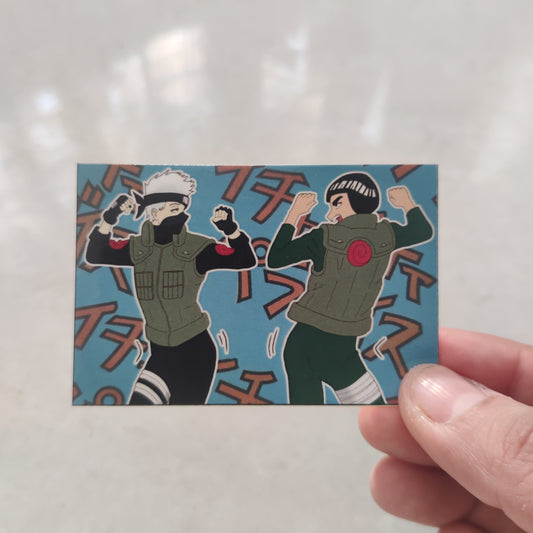 Guy and Kakashi basic sticker