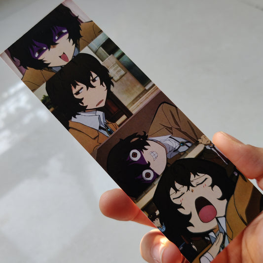 Faces of Dazai bookmark