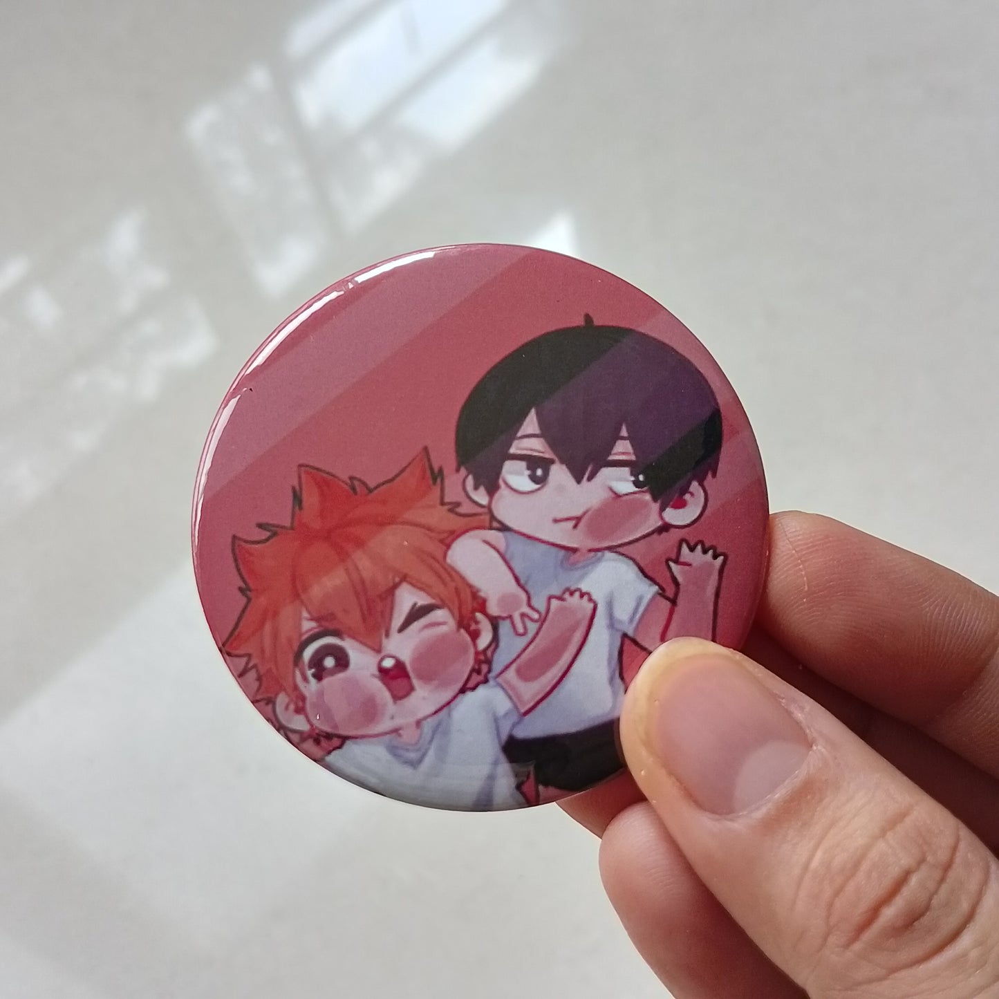 Hinata and Kageyama Badge