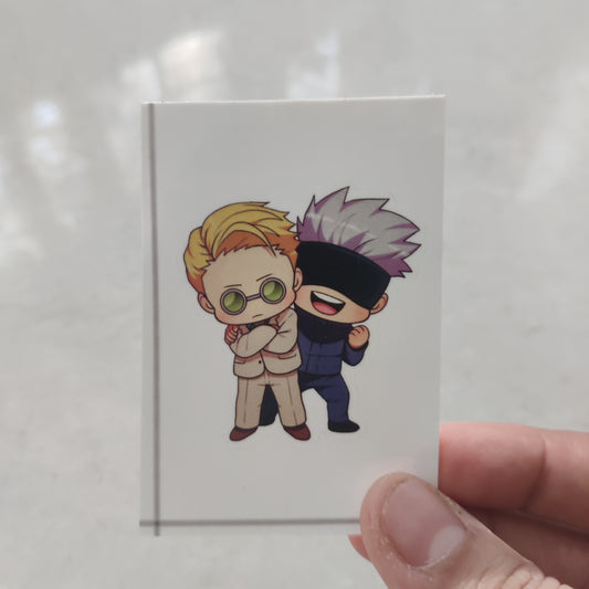 Gojo and Nanami die-cut sticker