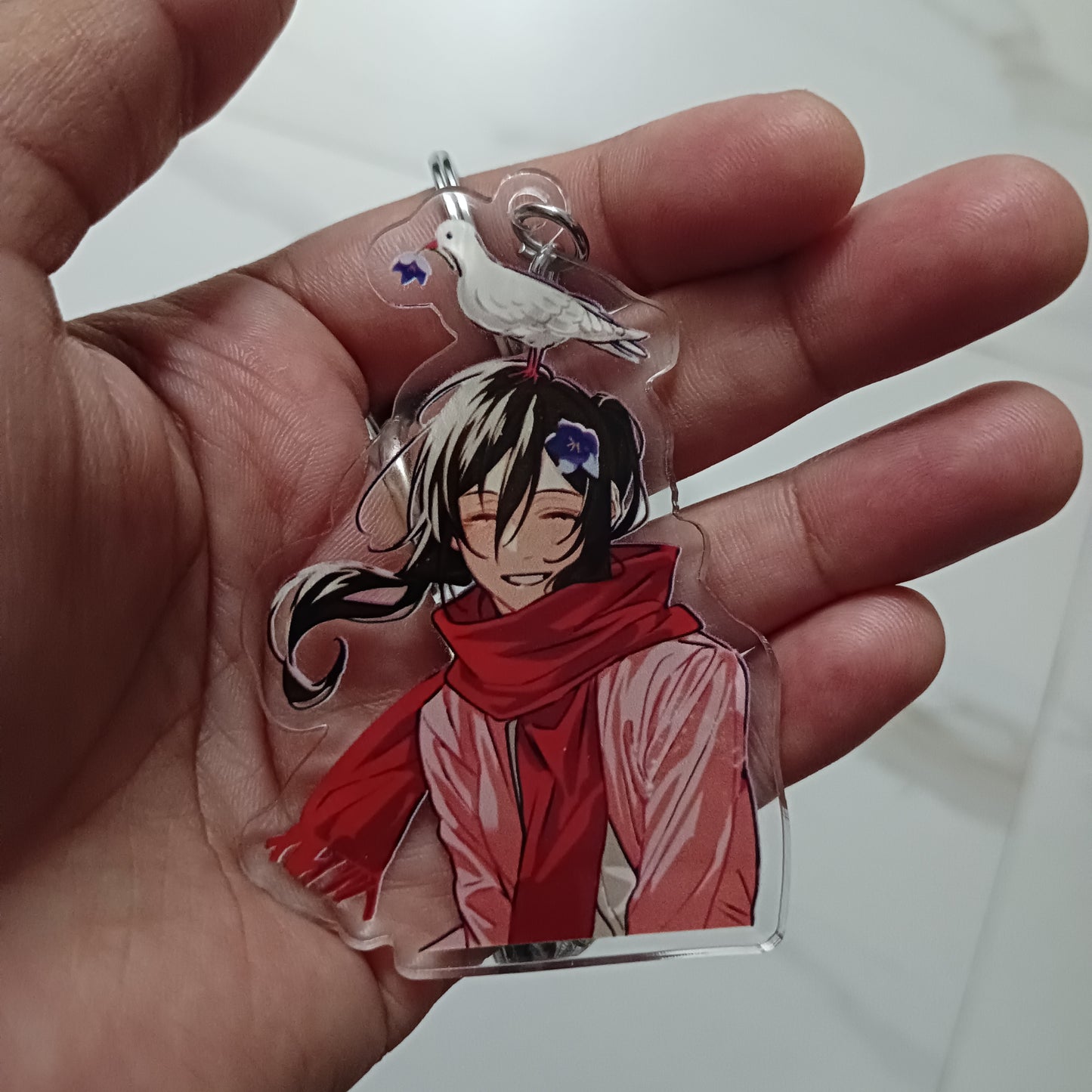 Mikasa acrylic keychain (double sided)