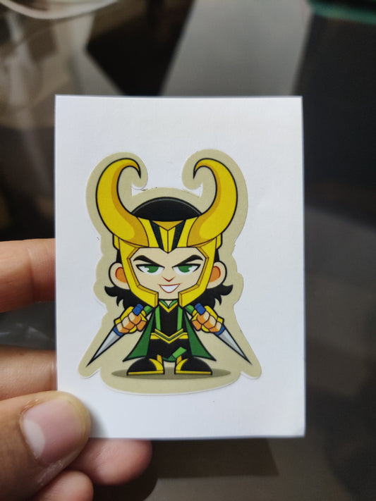 Loki die-cut sticker