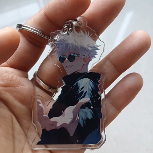 Gojo acrylic keychain (double sided)