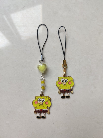 SpongeBob and Patrick Enamel Charm