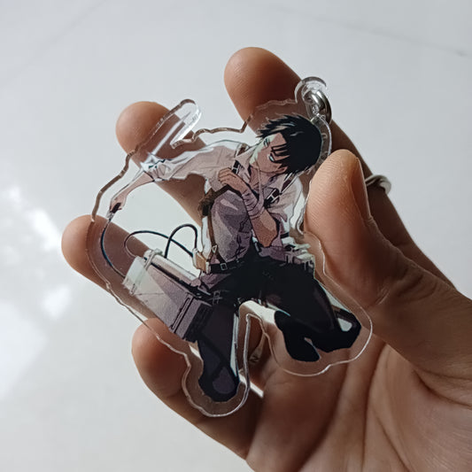 Levi acrylic keychain