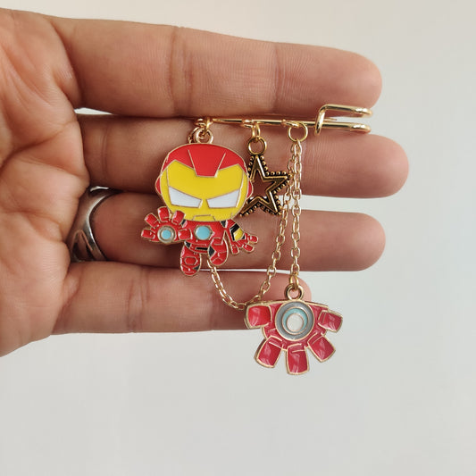 Ironman Brooch