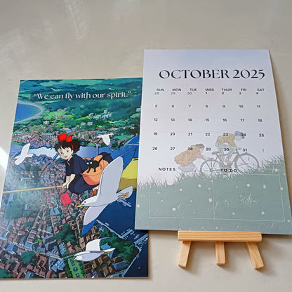 Nostalgic Ghibli- Studio Ghibli Calendar 2025