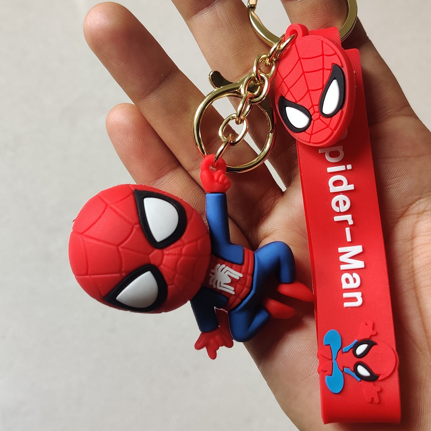 Spiderman Rubber keychain