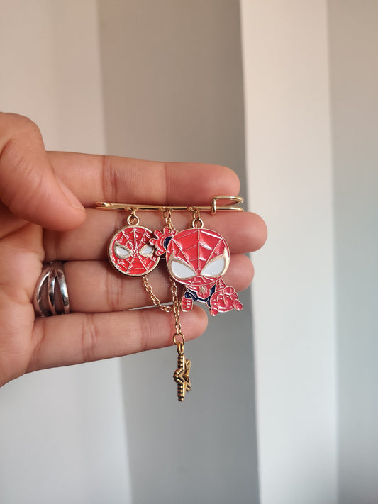 Spiderman Brooch