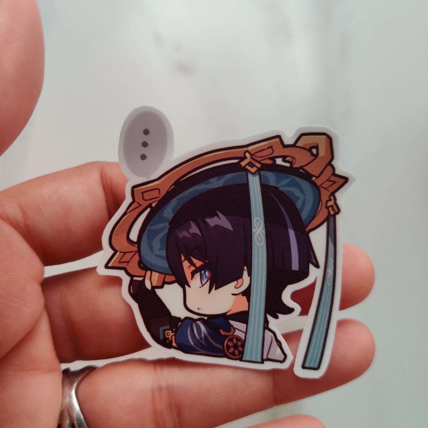 Scaramouche die-cut sticker