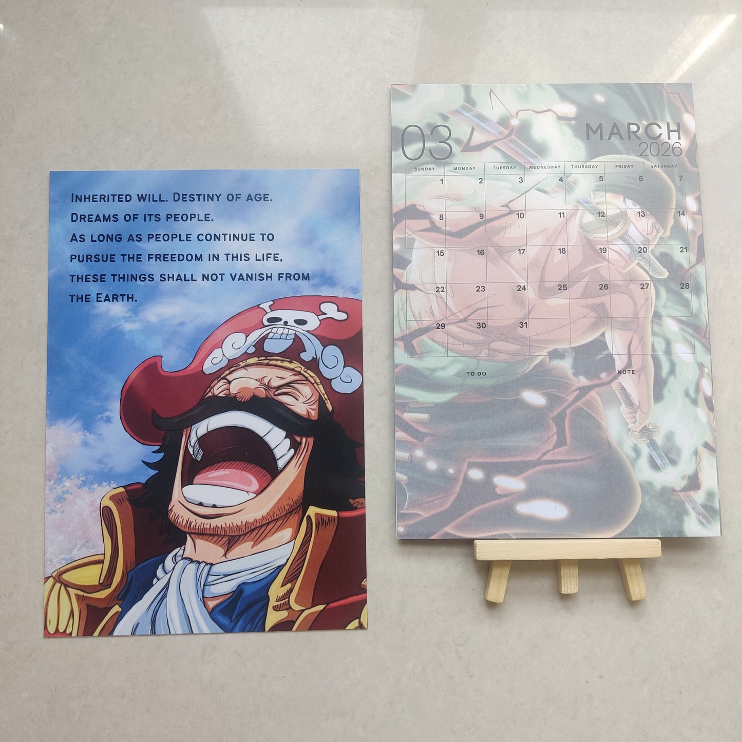 For My Dreams - One Piece Calendar 2026