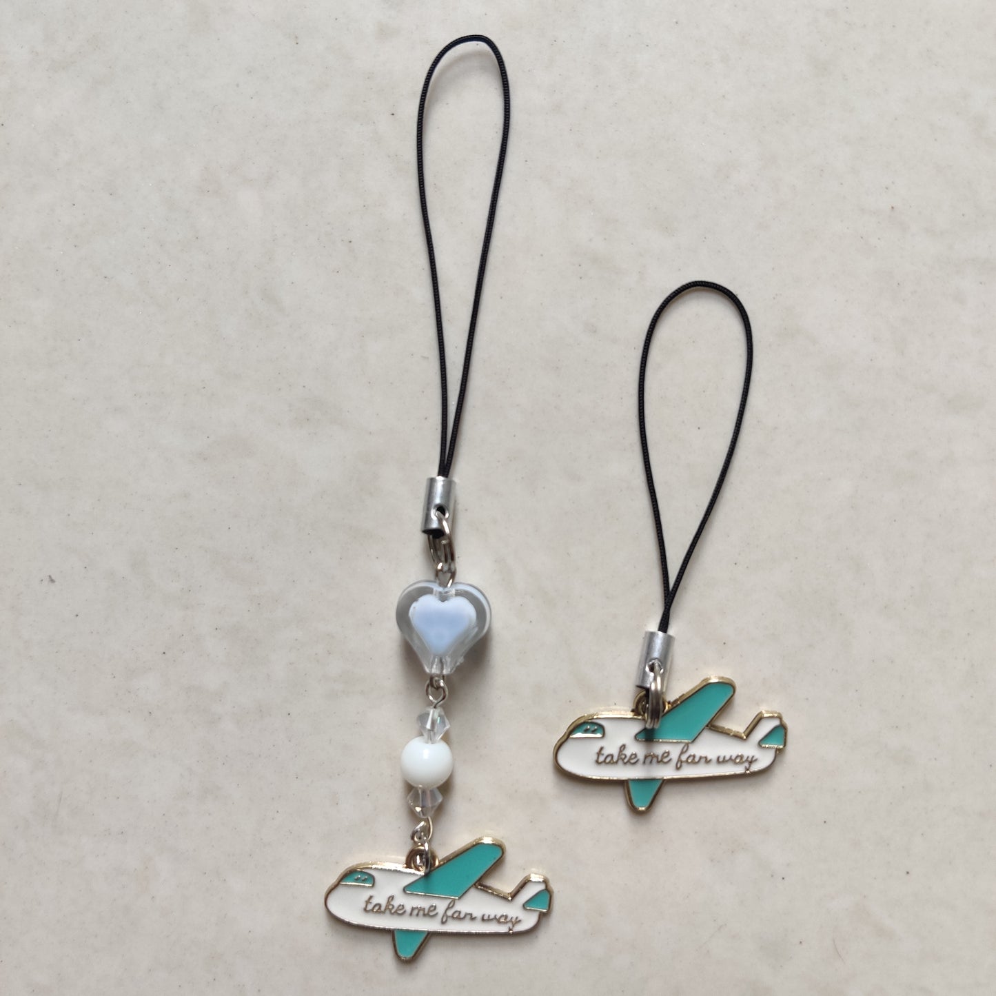 Aeroplane Travel Enamel Charm