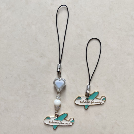 Aeroplane Travel Enamel Charm