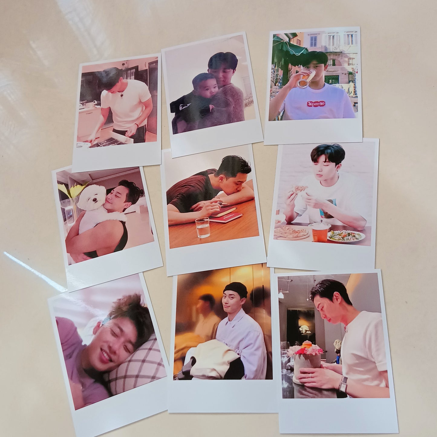 Boyfriend Park Seo Joon polaroid-prints Set of 9