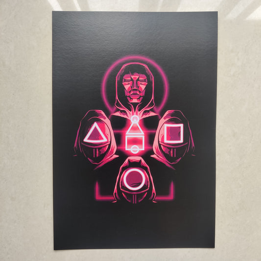 Squid Game wall poster | Style 1