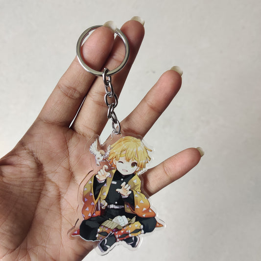 Zenitsu acrylic keychain