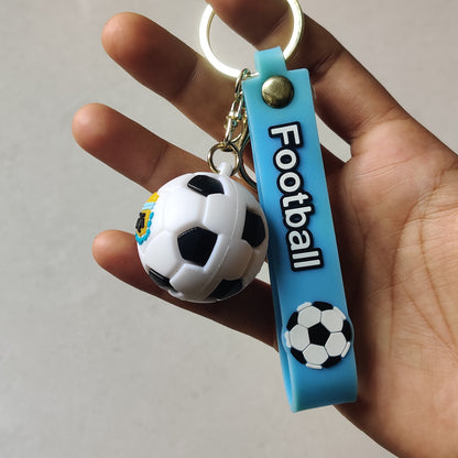 Football Rubber keychain