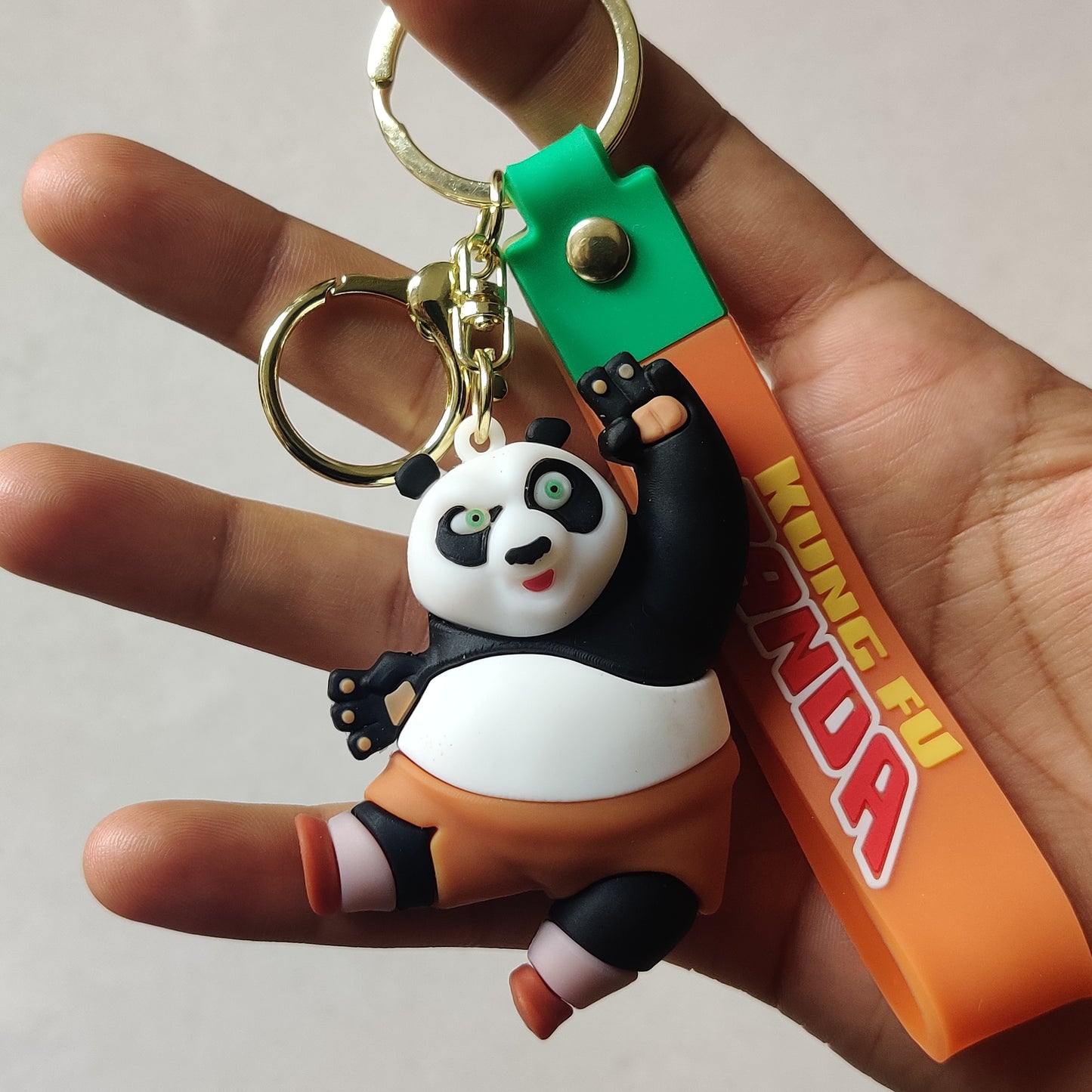 Kung Fu Panda Rubber keychain