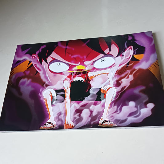 Luffy Gear 2 One Piece wall poster