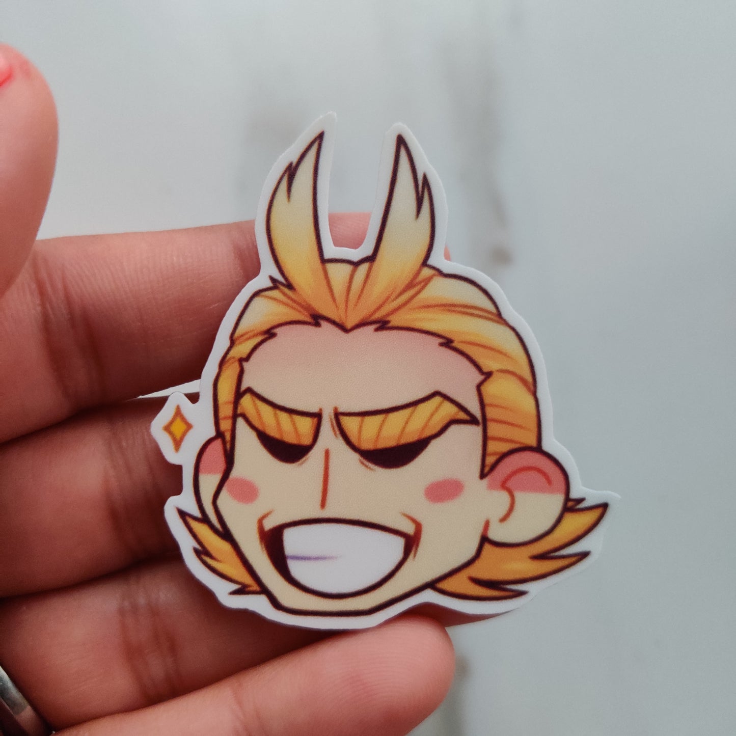 All Might die-cut sticker