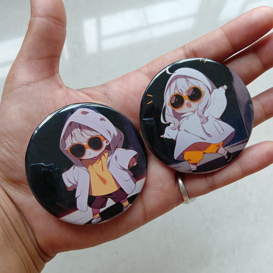 Cool Couple Matching Badges