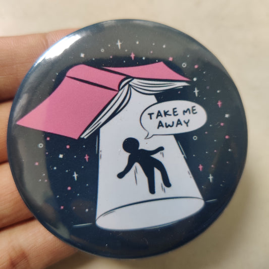 Take me away booklovers Badge
