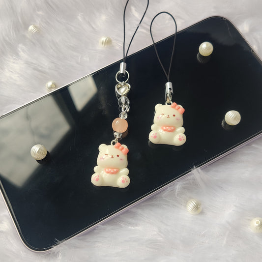 Teddy 3D charm (flat back)