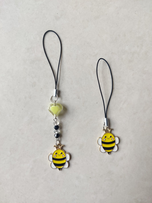 Honey Bee Enamel Charm