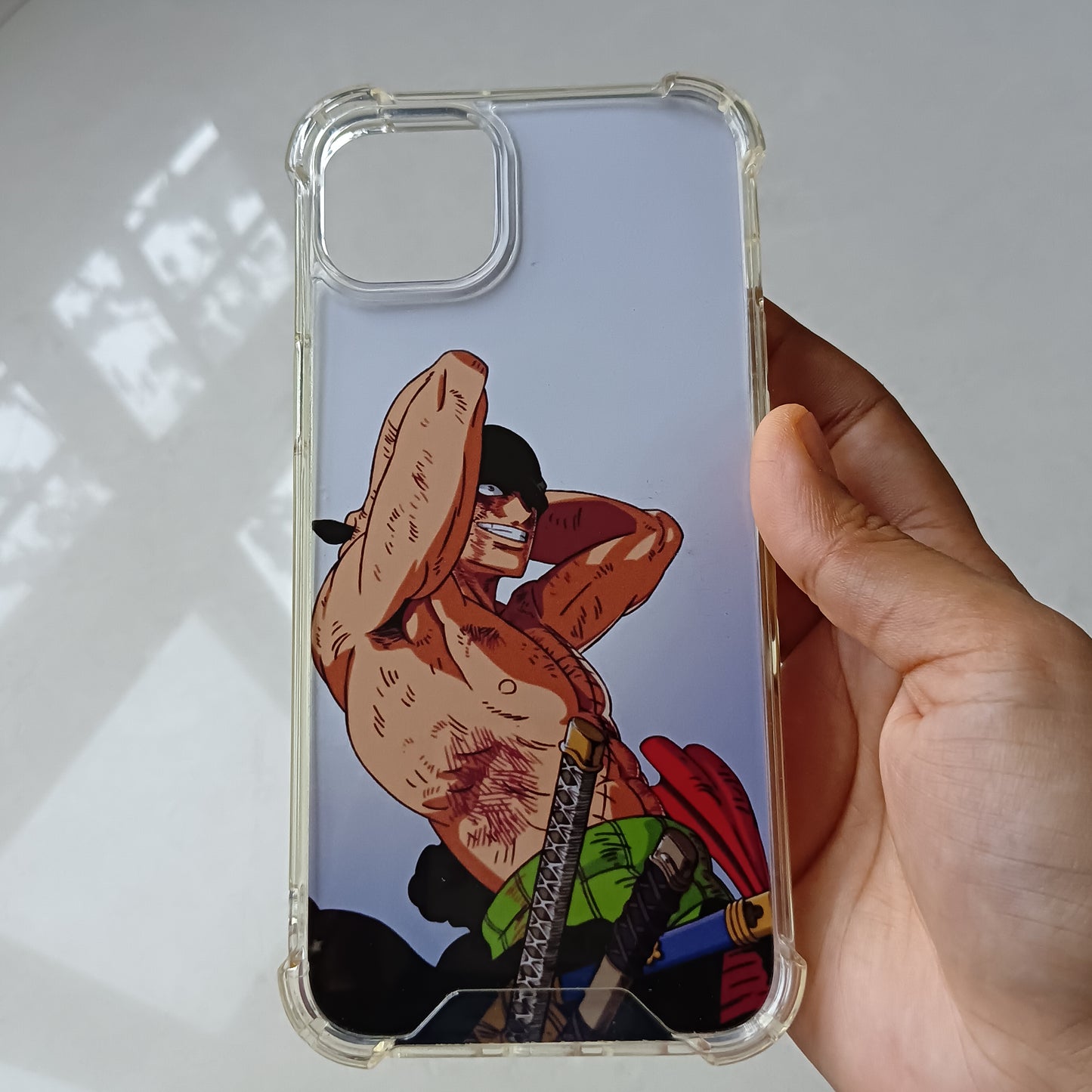 Zoro Fighting Mobile Cover Insert for all mobiles | Dispatch time 7 days