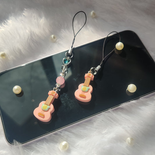 Guitar 3D charm (flat back)