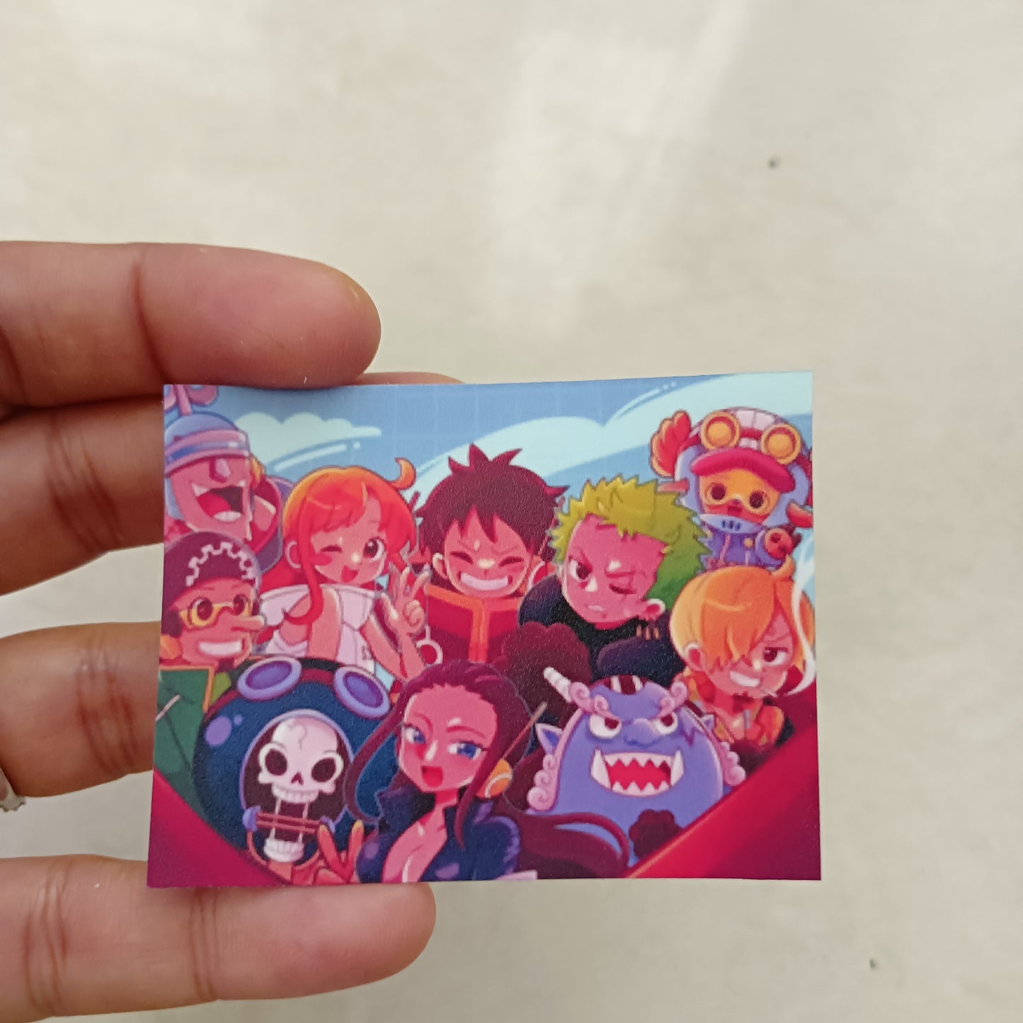 One piece crew chibi basic sticker