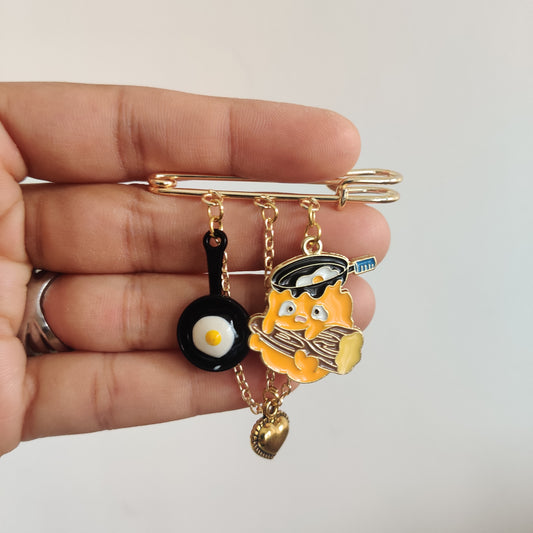 Calcifer Studio Ghibli Brooch