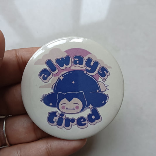 Always Tired Snorlax Badge