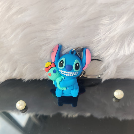 Stitch Rubber keychain