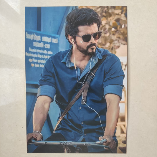 Vijay Thalapathy wall poster | Style 4