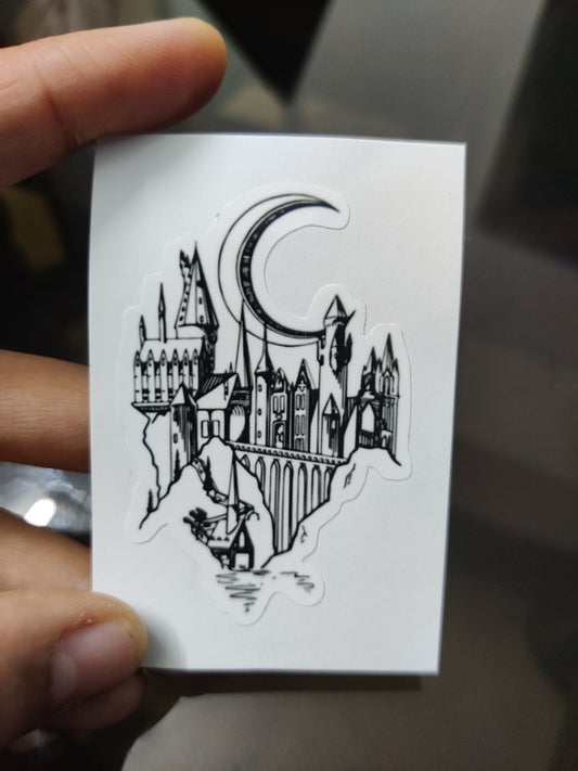 Hogwarts Harry Potter die-cut sticker