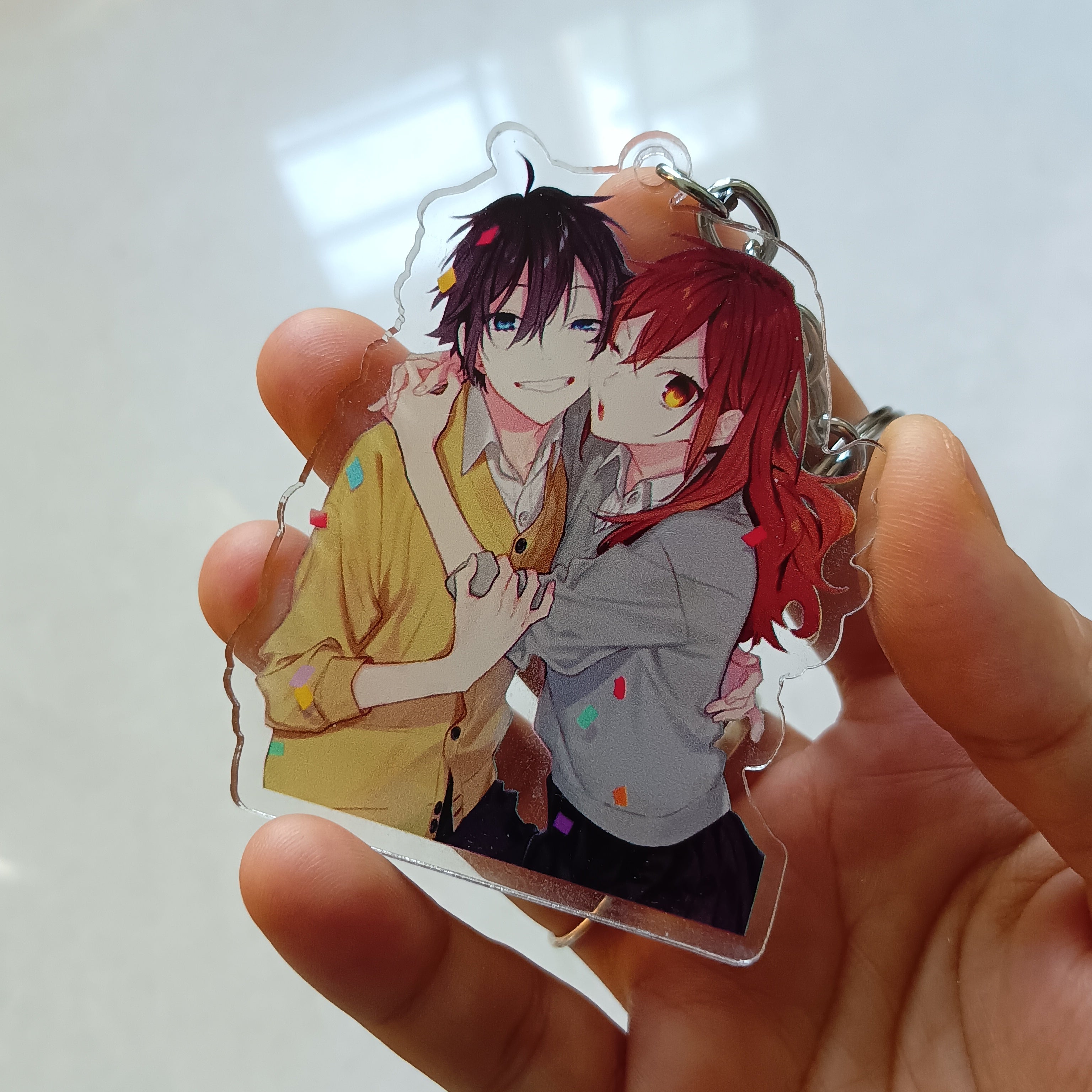 Horimiya Hori-san and Miyamura-kun Keychain | Anime Acrylic Keychain ...