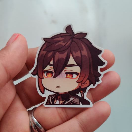 Zhongli die-cut sticker