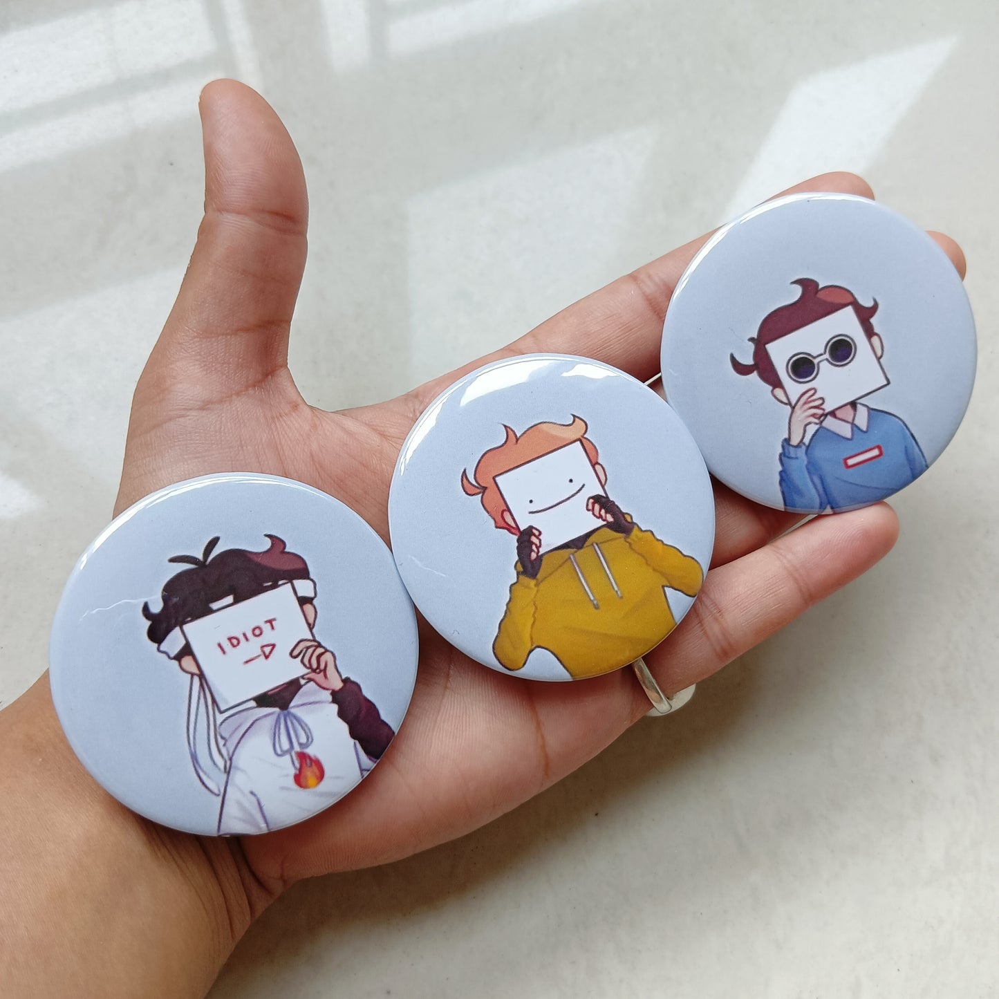 Stupid Trio Matching Badges