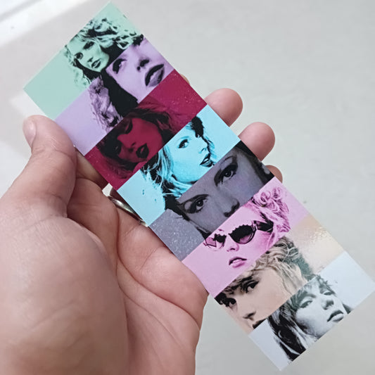 Taylor Swift in all eras bookmark