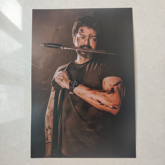 Vijay Thalapathy wall poster | Style 7
