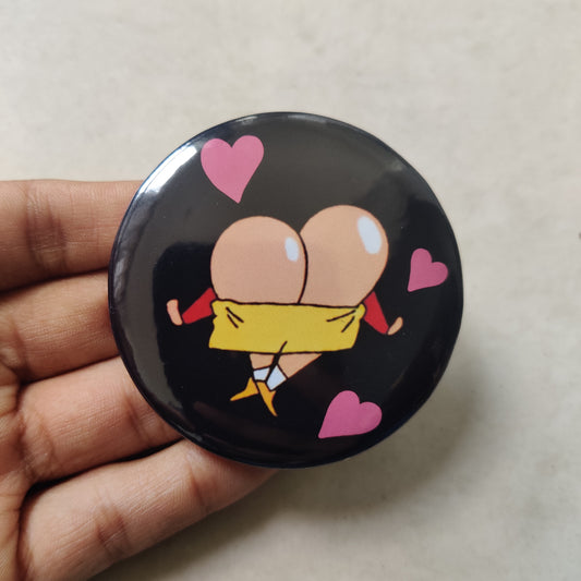 Naughty Shinchan Badge