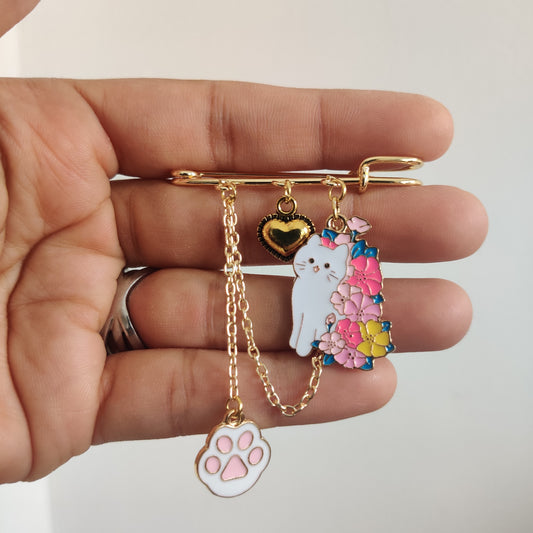 Cat Brooch